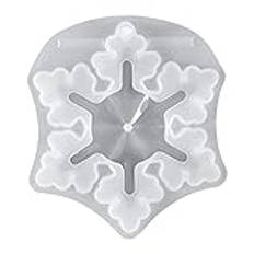 3D snöflinga jul hänge hartsform ornament kristall epoxi hartsform silikonform verktyg