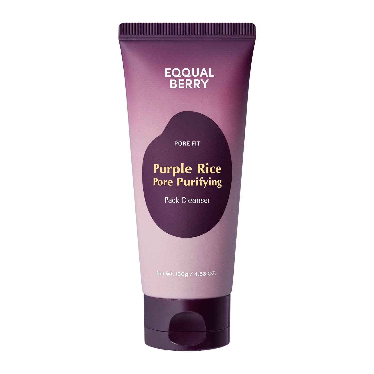 Eqqualberry Purple Rice Pore Detergente Purificante — Detergente 130g