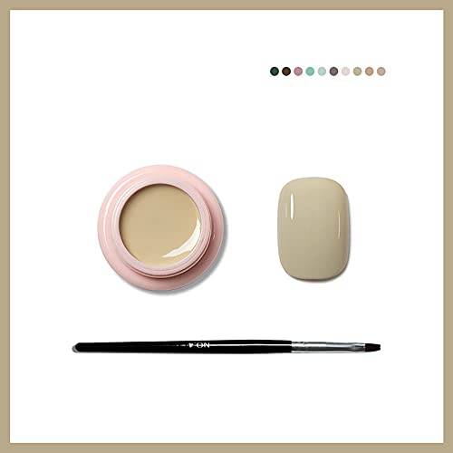 Ljusbrun naken Fast kräm Gel Nagellack Kit, Gellack för nagelkonst Uv-gellack vit Gel Nagellack Kit Gel Polish Set För Nagellack Gel Naglar Handmålningsgel för Nagel konst