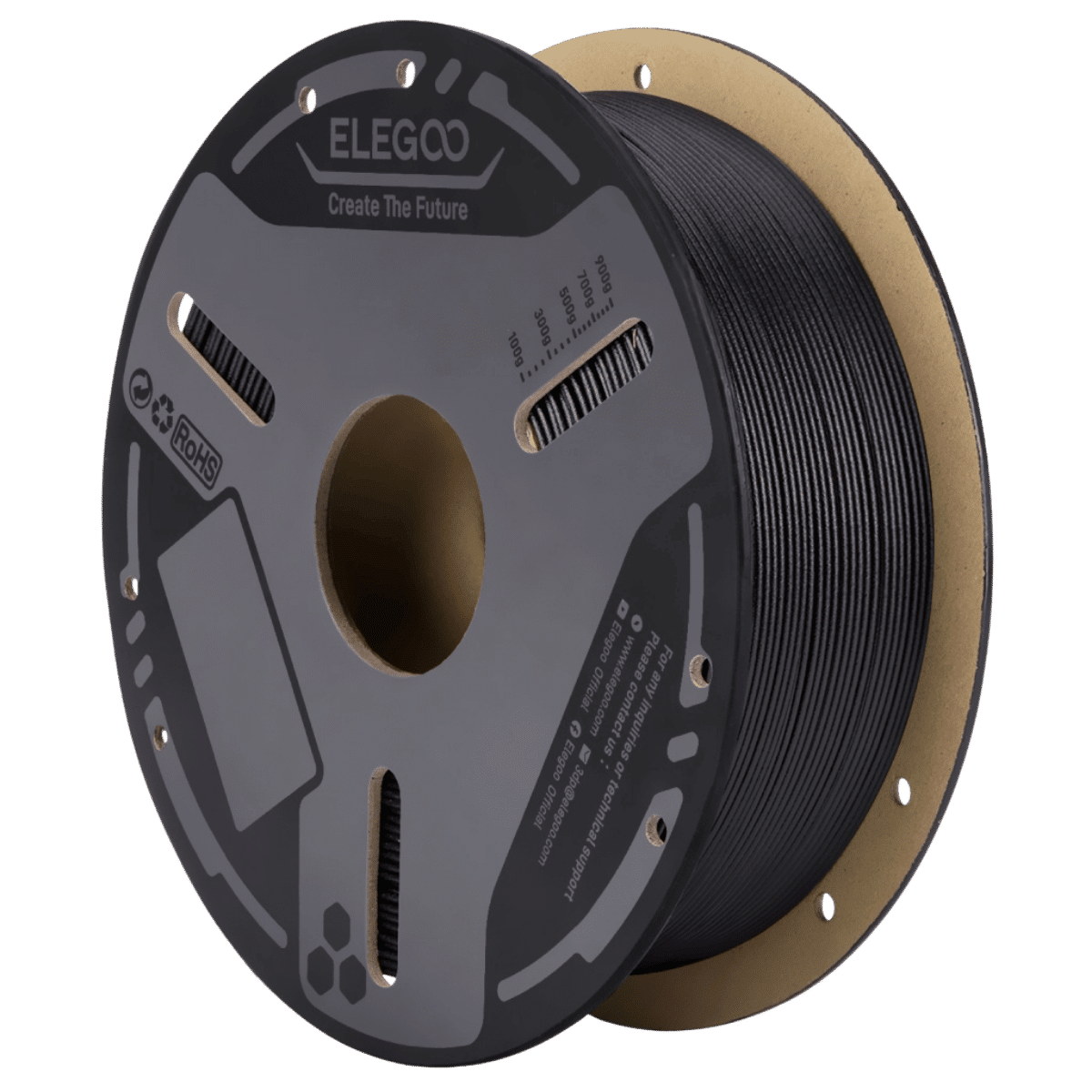 Elegoo PETG-GF filament 1 kg - black.