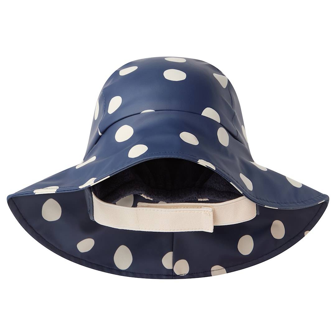 Kuling Vasa Regnhat Navy Polka Dots Navy Polka Dots-52 cm Marineblå 52 cm Drenge, Piger
