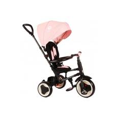 QPlay Tricycle Rito 3 i 1 - Piger - Pink - Deluxe