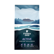 PrimaDog Dog Active Grain Free anka & strömming 10 kg