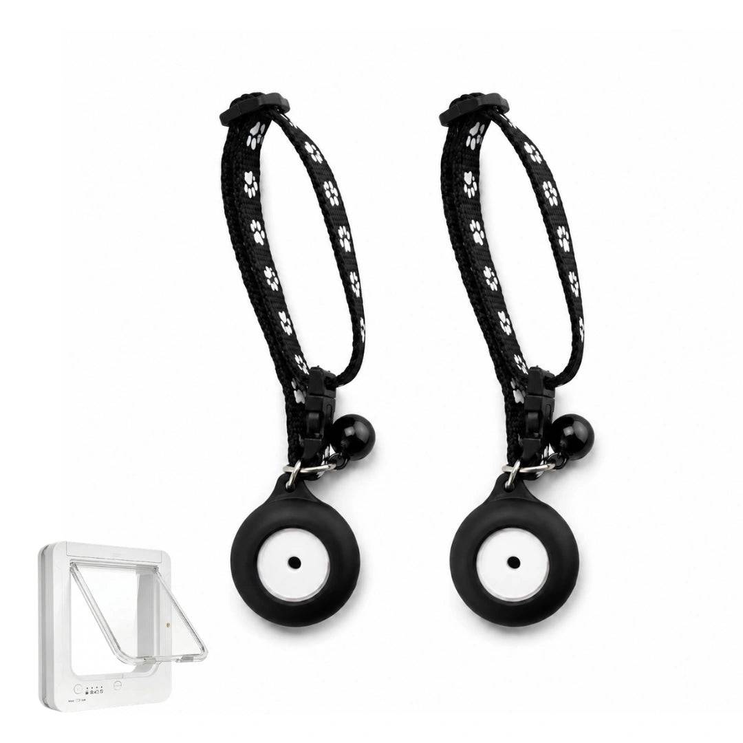 Extra Chiphalsband till PetVent Kattlucka | Djurslottet 2-pack