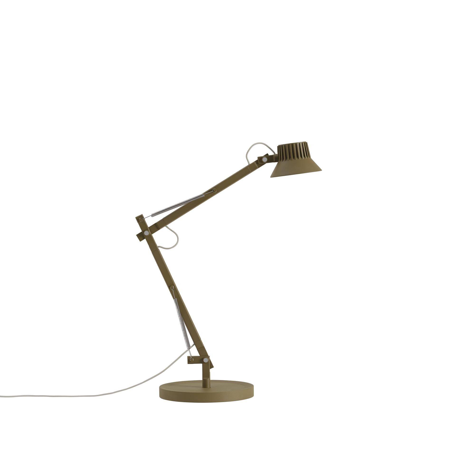 Muuto Dedicate S2 Bordlampe Brungrøn