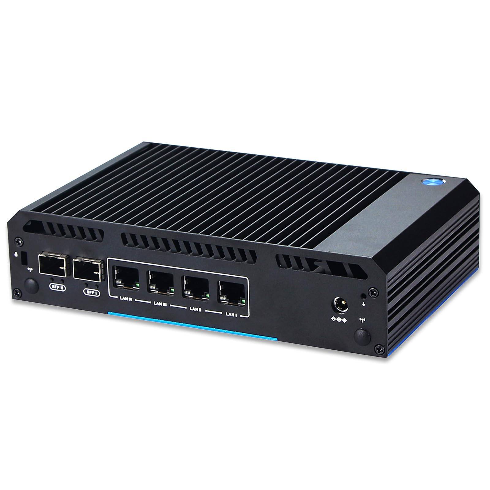 Skynew S7 Fanless Mini PC for Business Intel N150 8GB 128GB Industrial Box Desktop PC Use, Ubuntu, DDR4, SSD, Wi-Fi 6, Compact, Lightweight,