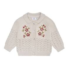Hust and Claire Cardigan - Stickad - Cilja Broderi - Franska Oak - Hust and Claire - 68 - Cardigan