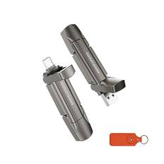 MOVE SPEED 512GB USB C Stick – Hochgeschwindigkeits-USB Stick mit 1.000 MB/s, USB 3.2 Gen2 und Typ-C Dual, Mit Schlüsselanhänger und Ledertasche