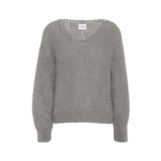 Milana LS Mohair Knit Grey - M