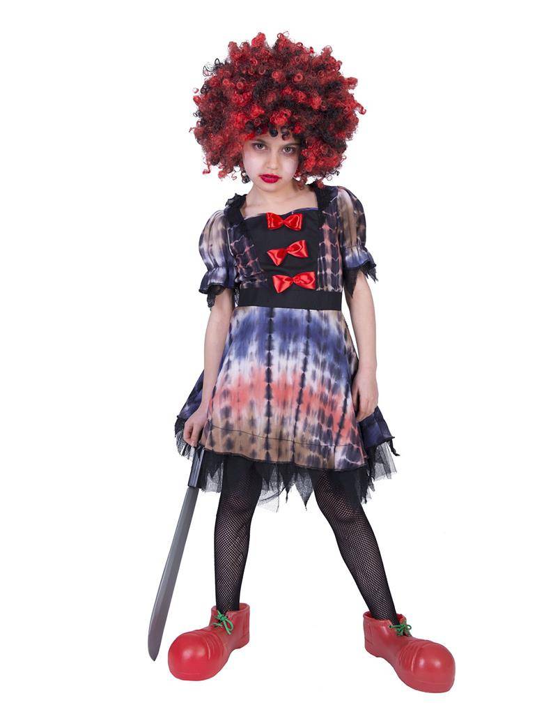 Creepy Clown Luna kostume 128