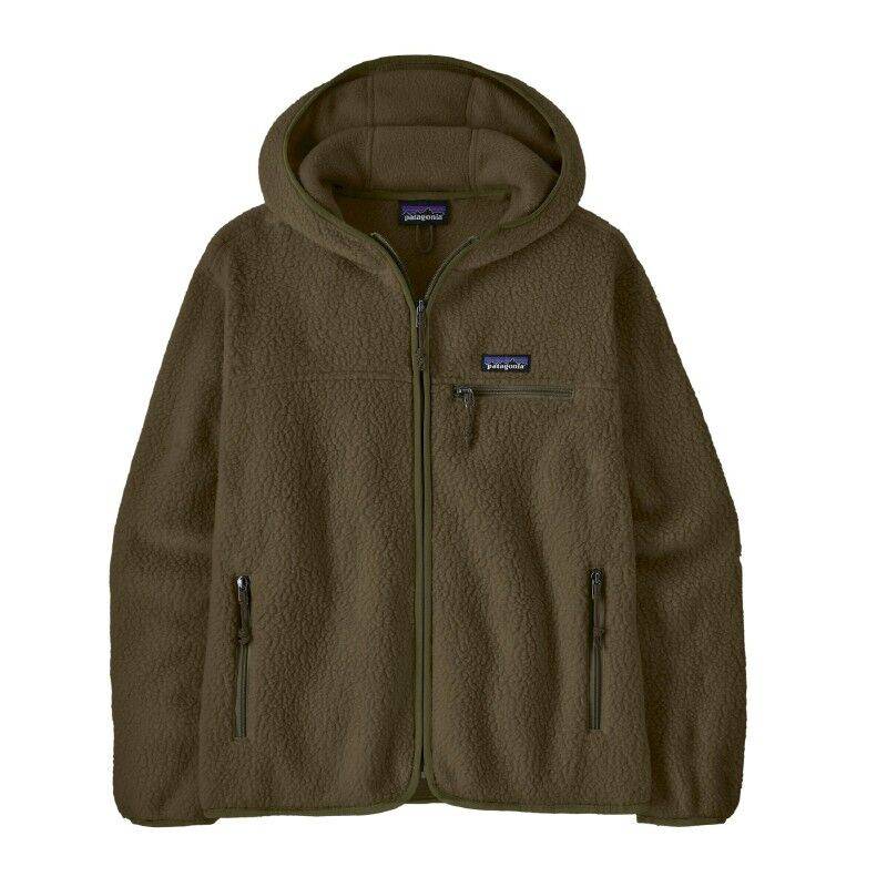 Patagonia W's Retro Pile Hoody - Fleecetröjor - Dam Basin Green XL