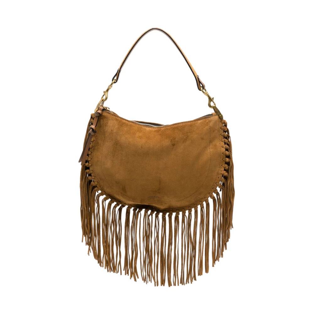 Isabel Marant Oskan Soft Zip Bag - Tasker - Dame - Brun - ONE SIZE - Uld