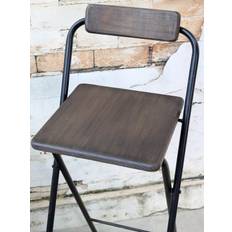 Barstol factory 2-pack, svart - Chic Antique