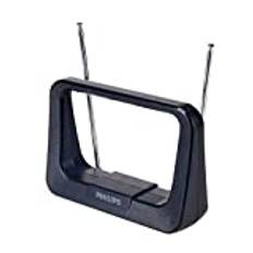 Philips digital-TV-antenn SDV1226/12 – TV-antenn (svart, 1,8 m, FM,UHF,VHF, 28 dB)