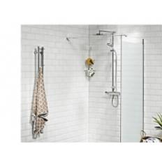 Vetro 100 CM Brusevæg - 6 mm Hærdet Silkemat Glas, EasyClean