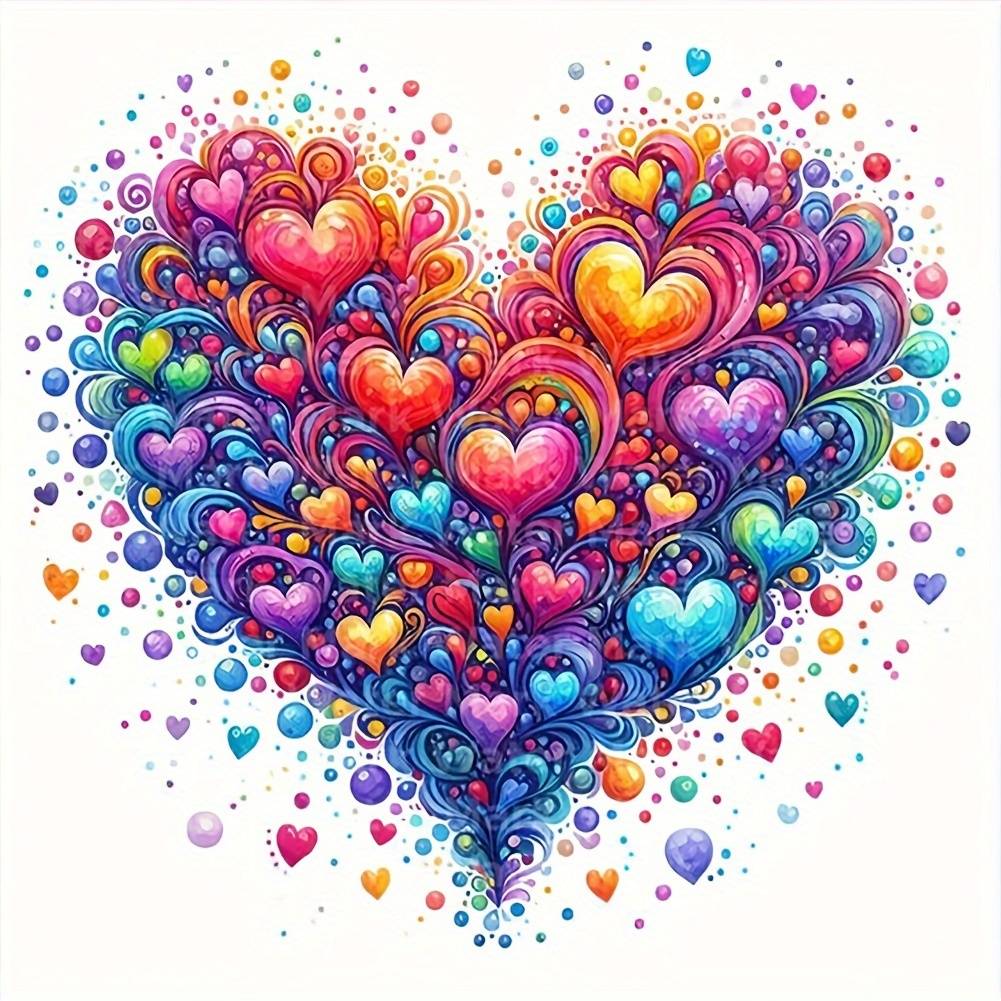 Diamond Painting Kit With Cartoon Patterns, Suitable For Adults Or Beginners, Diy Painting, Iron-on Rhinestone Stickers, Diy Dot Drill Art Craft For Home Wall Decoration