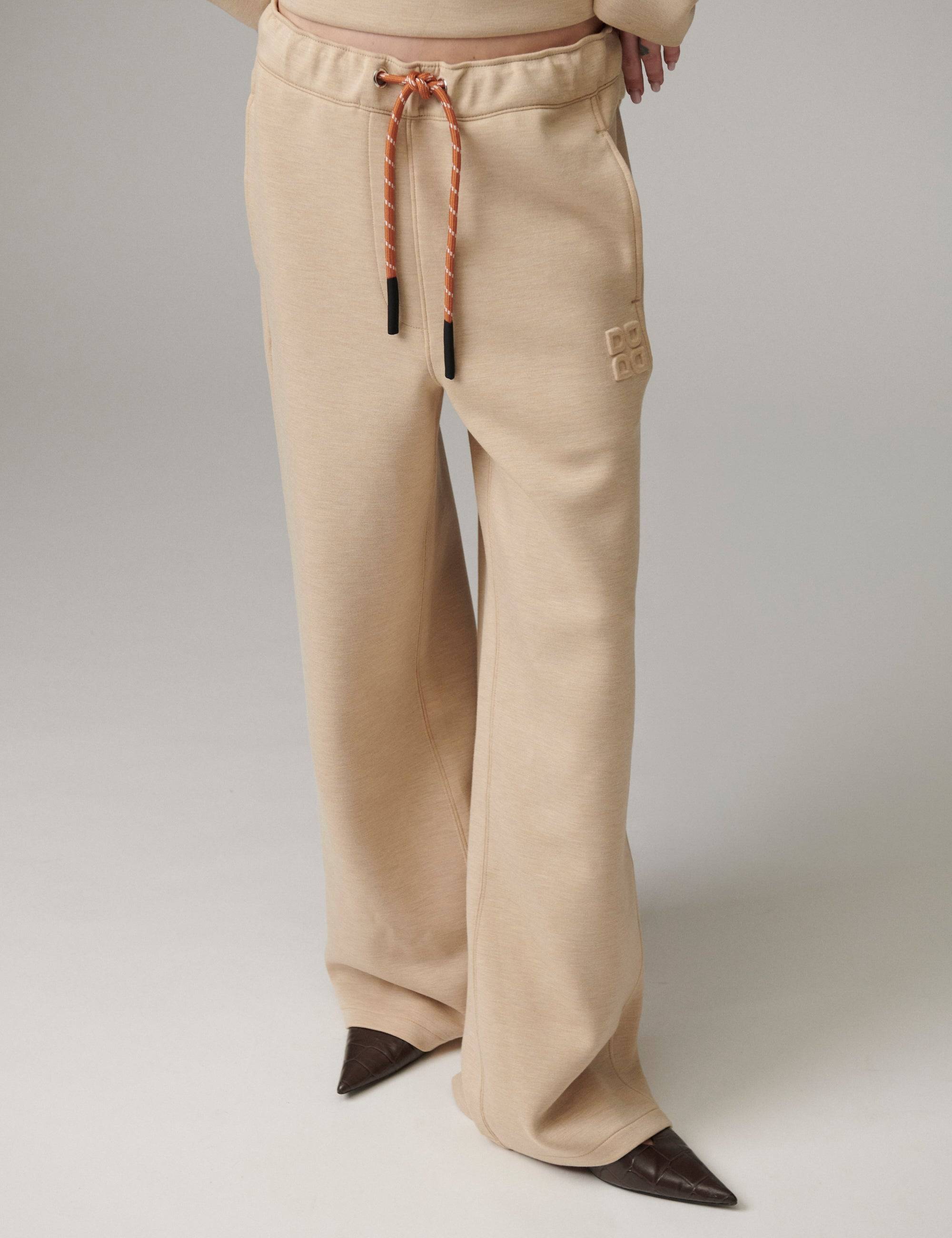DAYDaniela - Scuba - Sweatpants - Beige Melange - M