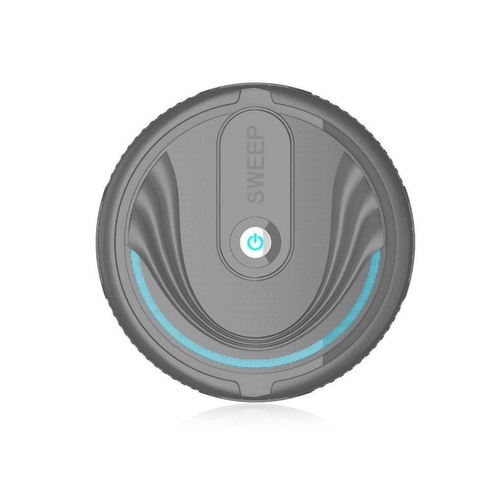 Intelligent soprobot hem automatisk städmaskin lazy smart dammsugare robot renare mini moppmaskin - Grå