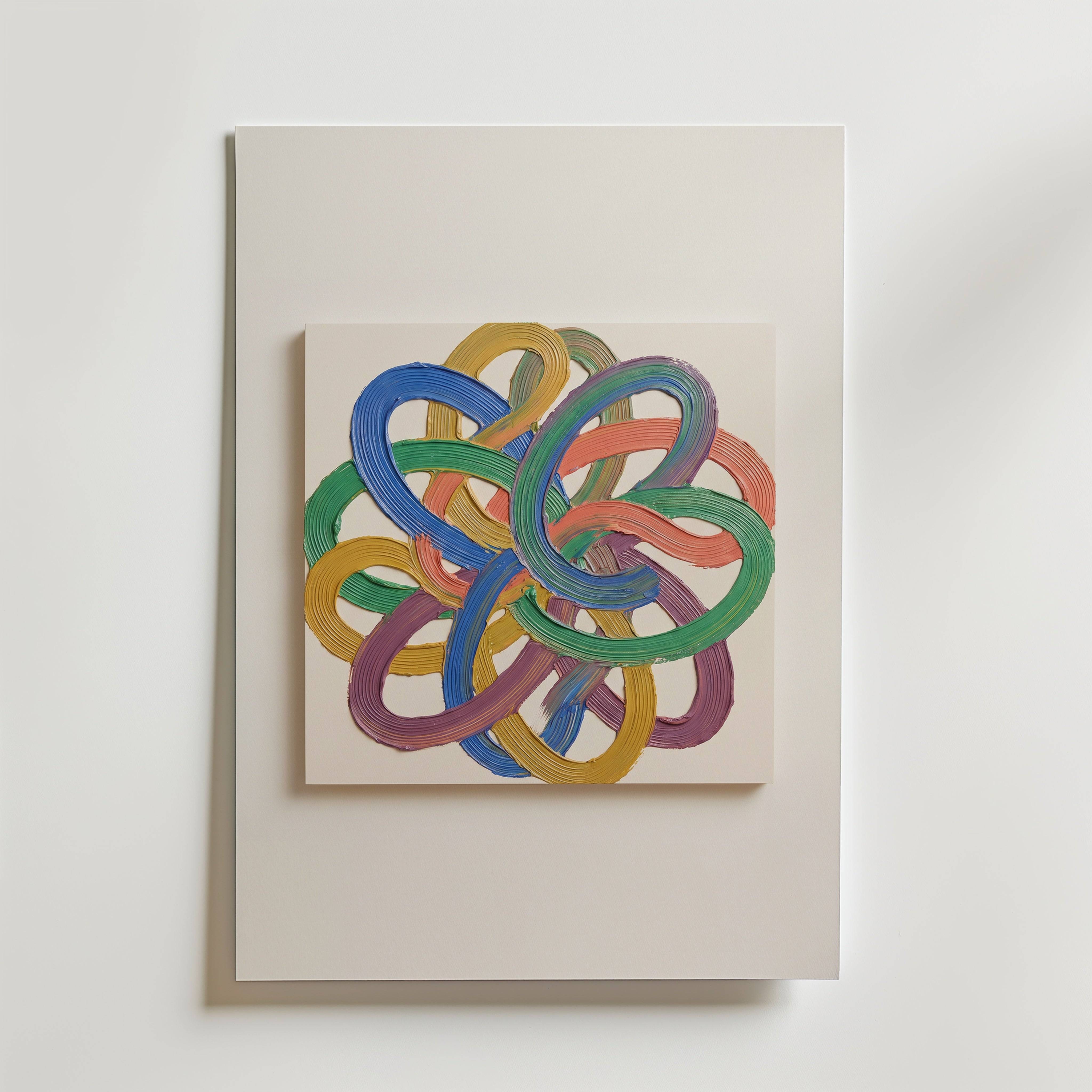 Prismatic Knot Poster - Fine Art Poster 13x18 cm Utan passepartout