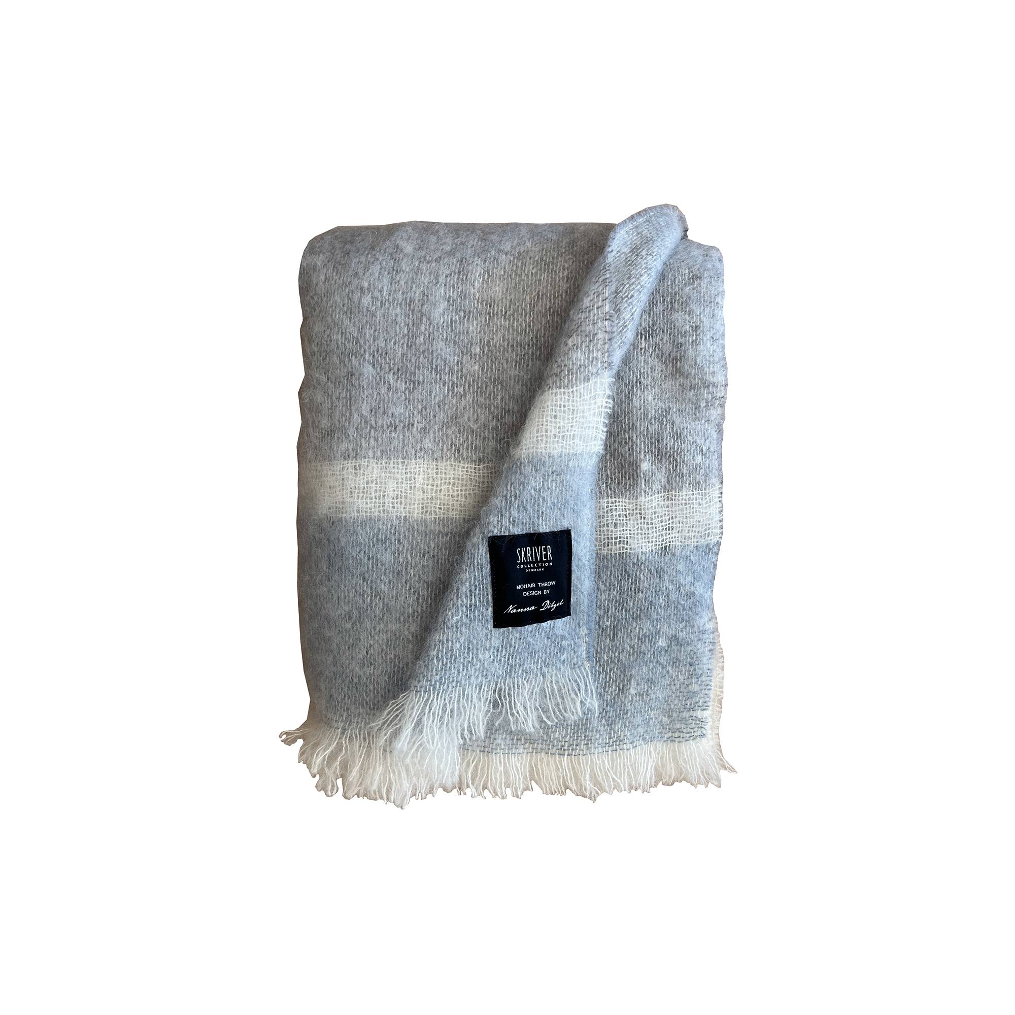 NANNA DITZEL Throw, Blue/grey.