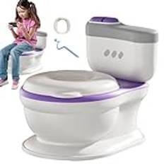 Easy Clean Potty Chair, Childs Potty Seat, Splashproof Potty Chair, Realistic Kid's Toalet, Potty Training Solution for Kids, Potty Training Aid for, Potty Trainer with Splash Guard