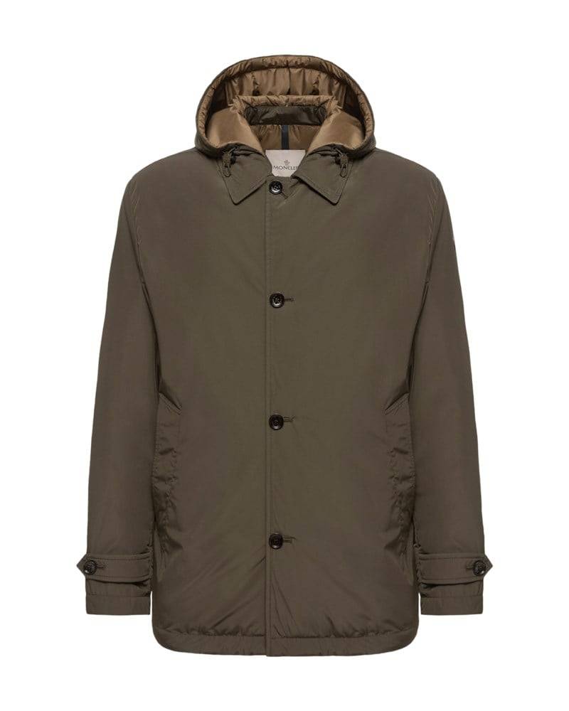 Parka evrine hooded down olive green