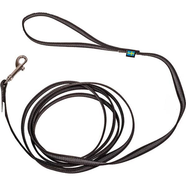 Alac koppel 12mm 300cm antiglid svart
