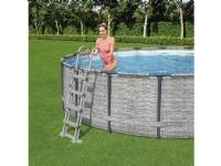 (ComputerSalg) Bestway 4-trins pool-stige Flowclear, 122 cm