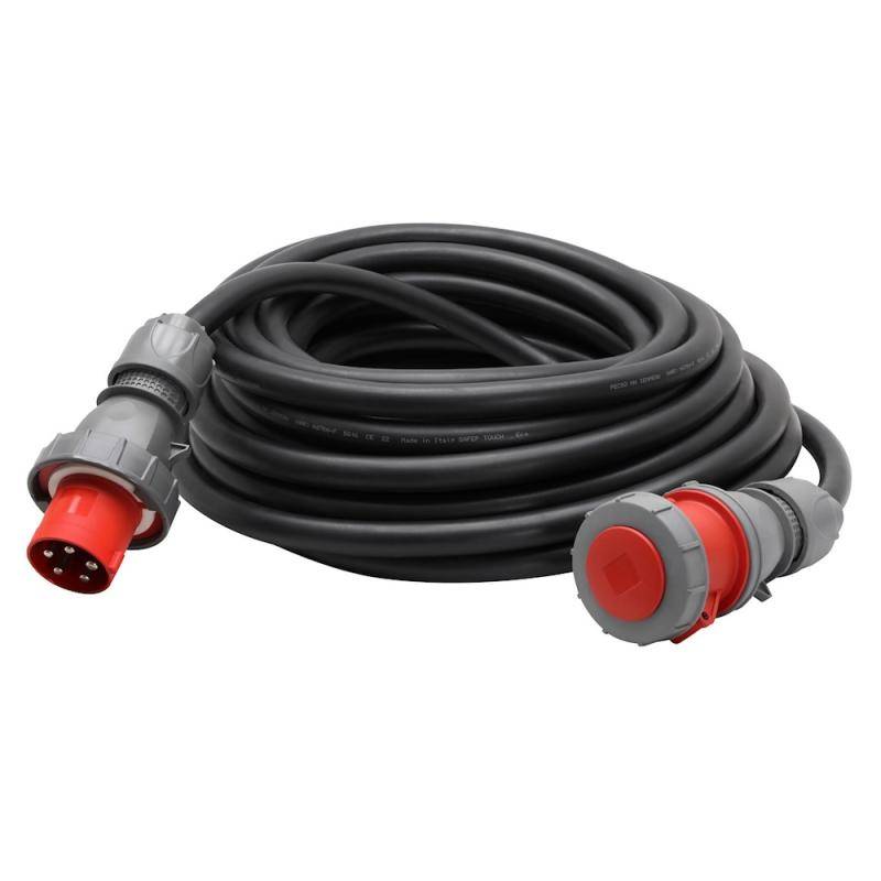 Skarvkabel CEE 3-Fas 25m 5G16mm² 63A IP67 Bygg-Ström 2405667