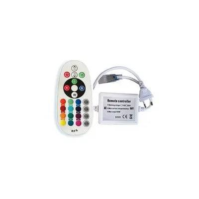 8x16 RGB controller til Neon Flex LED - Inkl. endeprop, radiostyret, 230V - Neon Flex LED