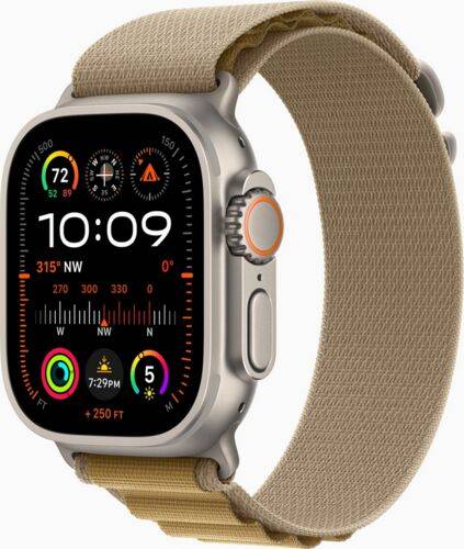 Apple Watch Ultra 2 (2023) | GPS + Cellular | silver | Alpine Loop Mandel Medium