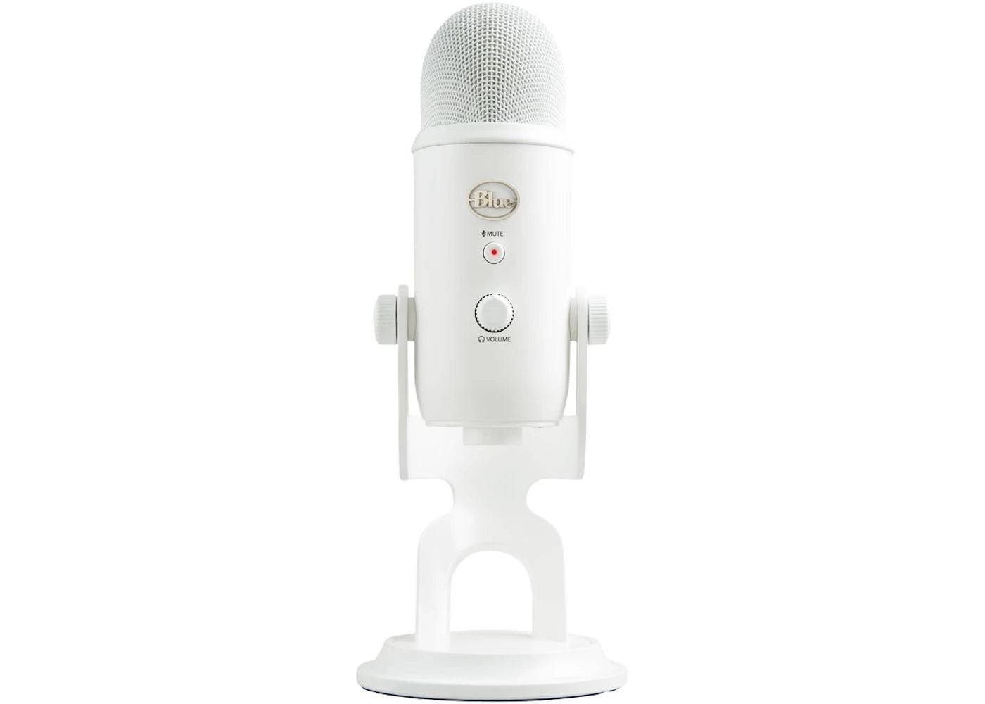 Blue Yeti Professional Multi-Pattern USB Condenser Microphone 988-000104 White - One Size (One Size)