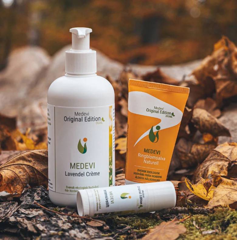 Handpaket Lavendel Plus 3: Lavendelkräm, RB-salva Naturell TUB, Intensivstift