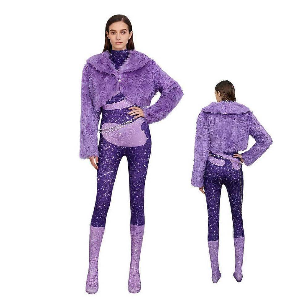 (Kids 150) Zootopia 2 Cosplay Costume Gazelle Bodysuit Party Fancy Dress Jumpsuit for Womens