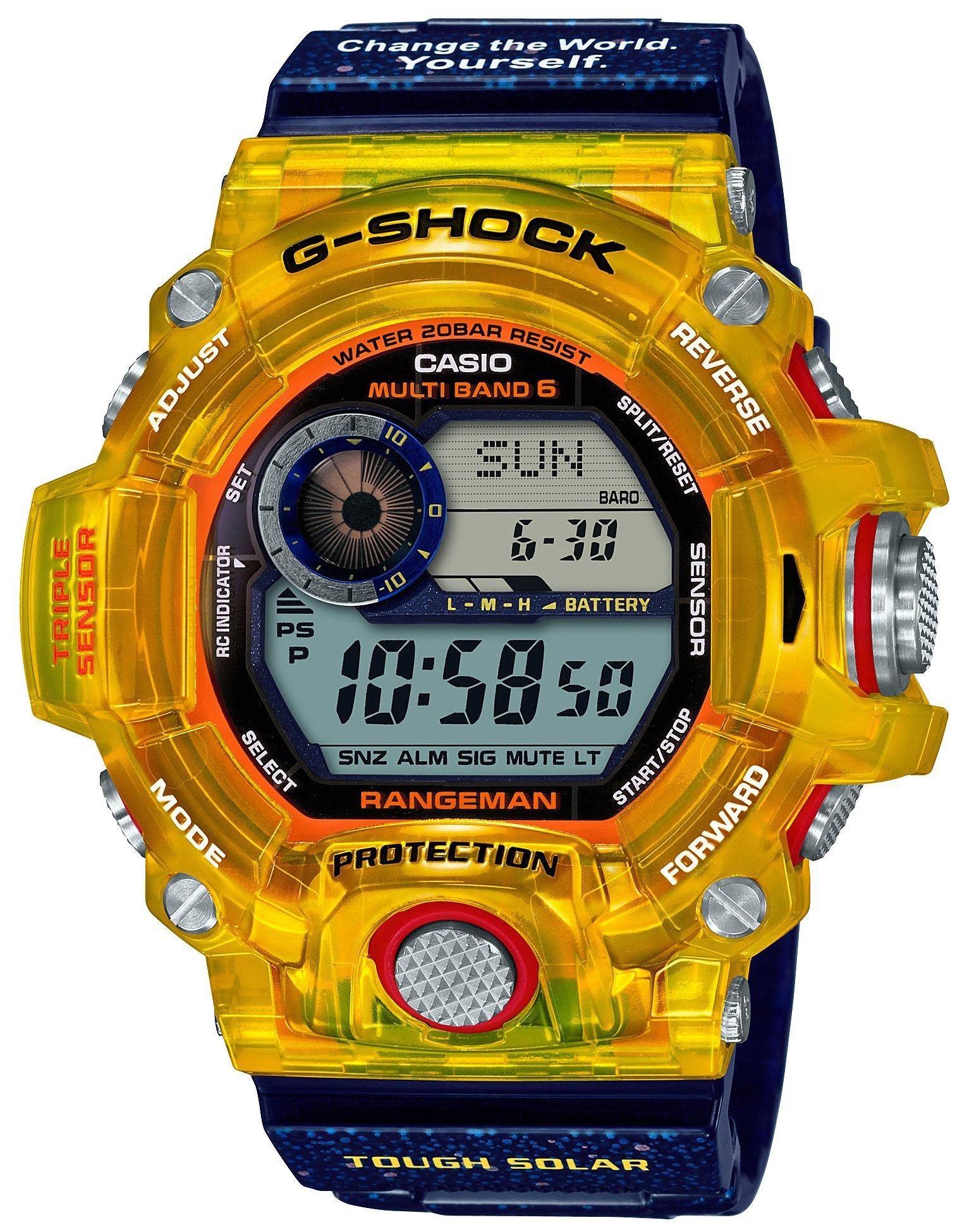 Casio Rangeman Love the Sea and the Earth Solar Watch G-SHOCK Radio-Controlled GW-9403KJ-9JR Men's