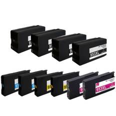 Kompatibel bläckpatron HP 953 XL - F6U16AE, 10 st. rabattpaket 352 ml