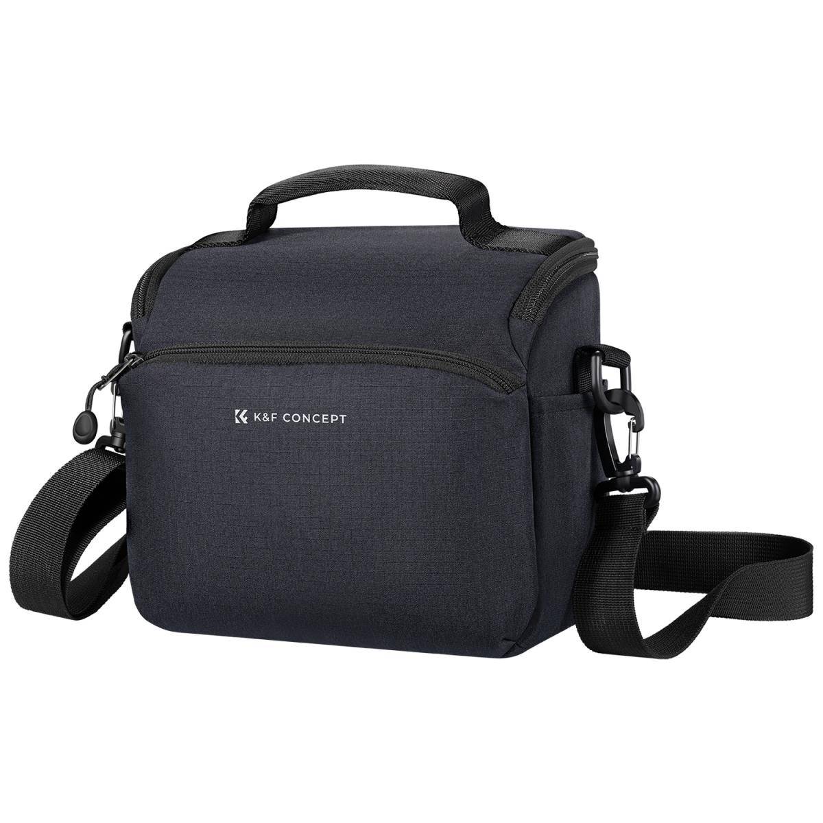 KENTFAITH K&F Concept Camera Sling Bag Small Crossbody Camera Case DSLR/SLR/Cute Compact Shoulder Photography Bags for Photographers - Sling Bag5L Urban Wander 05 (Blue)