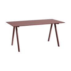 HAY CPH10 2.0 skrivbord 80x160 cm Burgundy linoleum-bordeaux - Röd