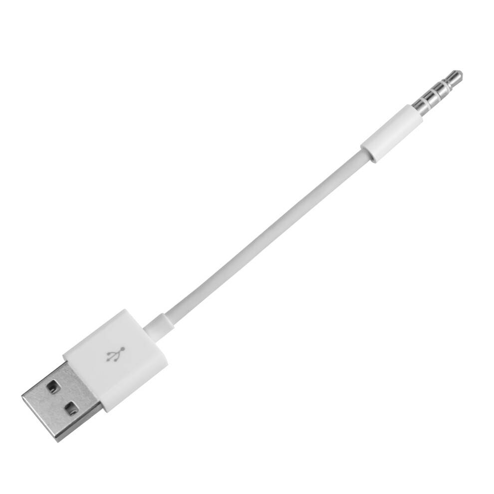 Velegnet til iPod SHUFFLE datakabel USB Mp3 opladning 3, 4, 5, 6 7. generations opladerledning