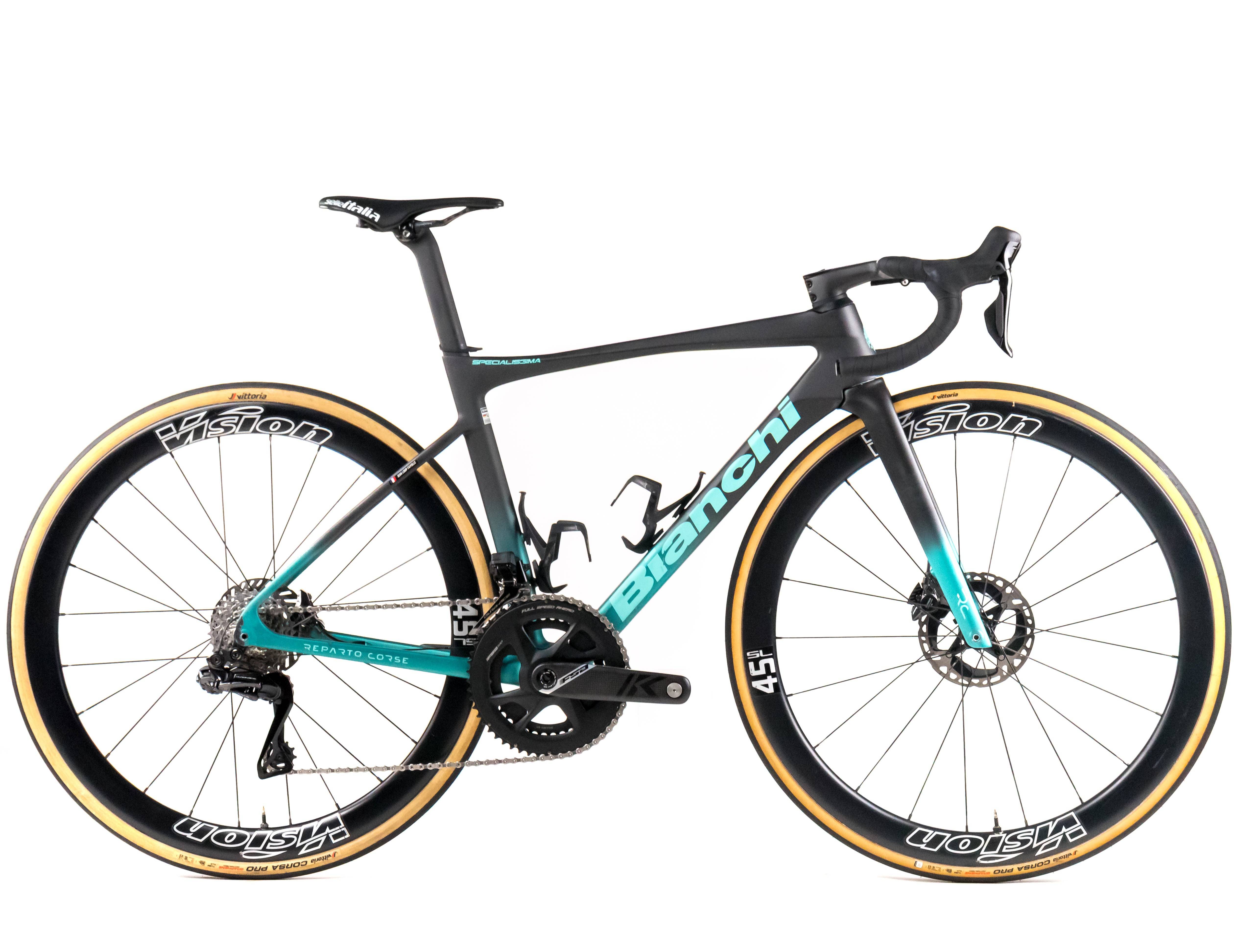 Bianchi Specialissima RC 2024 Team Team Arkéa - B&B Hotels Jean Loup Fayolle size 50 Shimano Dura-Ace Di2 2x12sp - Bikeroom / 50 / Team Arkéa - B&B Hotels