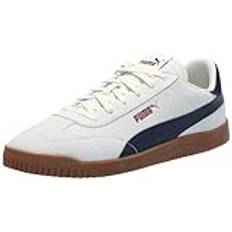 PUMA Herr Club 5v5 Sneaker, Ånggrå Puma Navy Team Regal röd, 43 EU