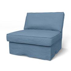 IKEA - Kivik 1 Seater Chair Cover, Vintage Blue, Linen - Bemz