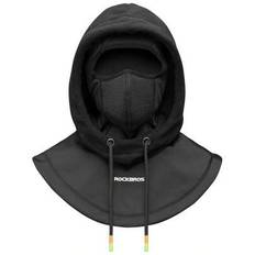 ROCKBROS Herr Vintermask Termisk Fleece Cykling Balaclava Ski Helansiktsmask Huva Sport Halsvärmare Herr/Dam Cykelhjälm Hat Cykelmössa för Cykling Ski - Svart (En-Storlek)