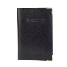 The Monte Passport Cover Skinn Svart Svart