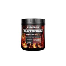 PumpLab PLUTONIUM Stim Free Pre-Workout 550g Columbus Cherry Lemonade - Svart/Orange