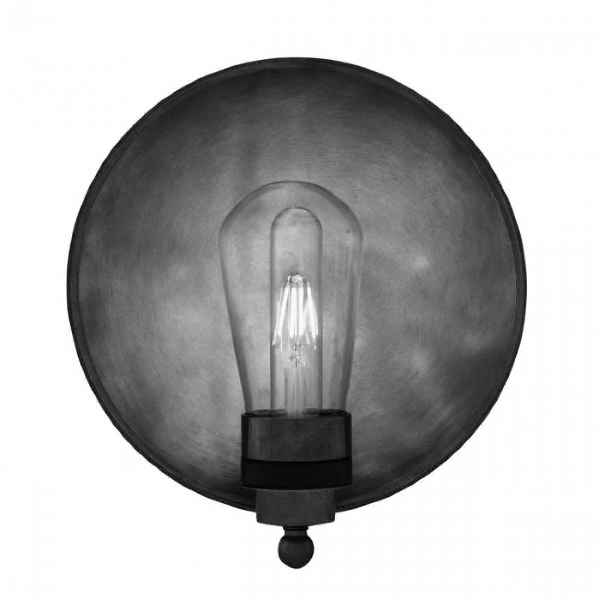 Vägglampa Galit, Antique Silver IP65