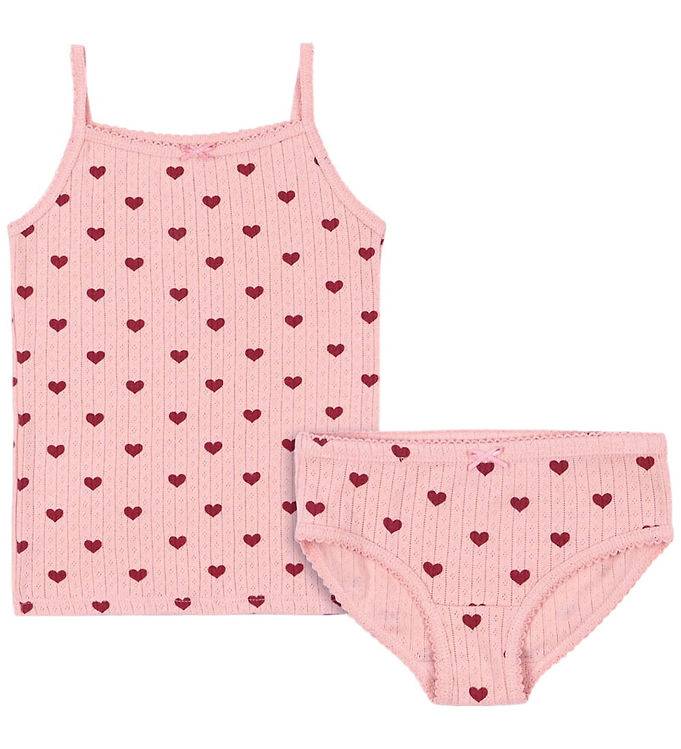 Konges Sløjd Underkläder - Minnie - Amour Rouge m. Hålmönster - Konges Sløjd - 1½ år (86) - Underkläder