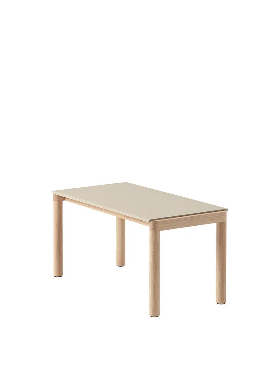 Couple Coffee Table, 40 x 84 cm fra Muuto Sand - Oak / Plain - Jacobsen Plus