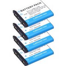 1800 mah li -40b li -42b en -el10 batteri + lcd-laddare för olympus li 40b 42b, nikon en el10, finepix xp70 xp60 xp50 t550