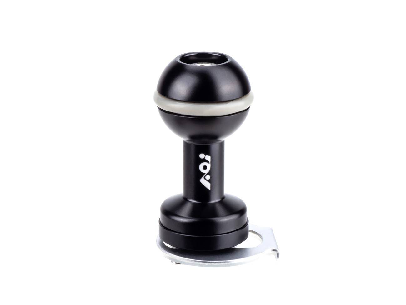 AOI Cold Shoe Mount Base to Ball Mount Black